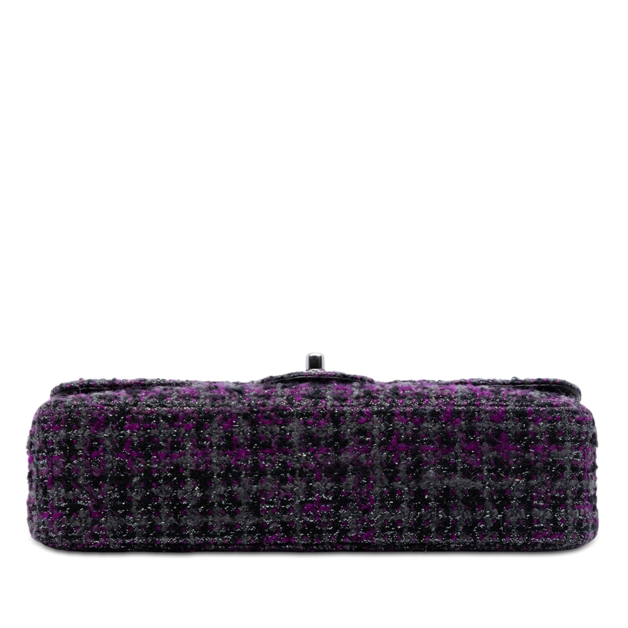 Chanel Medium Classic Tweed Double Flap