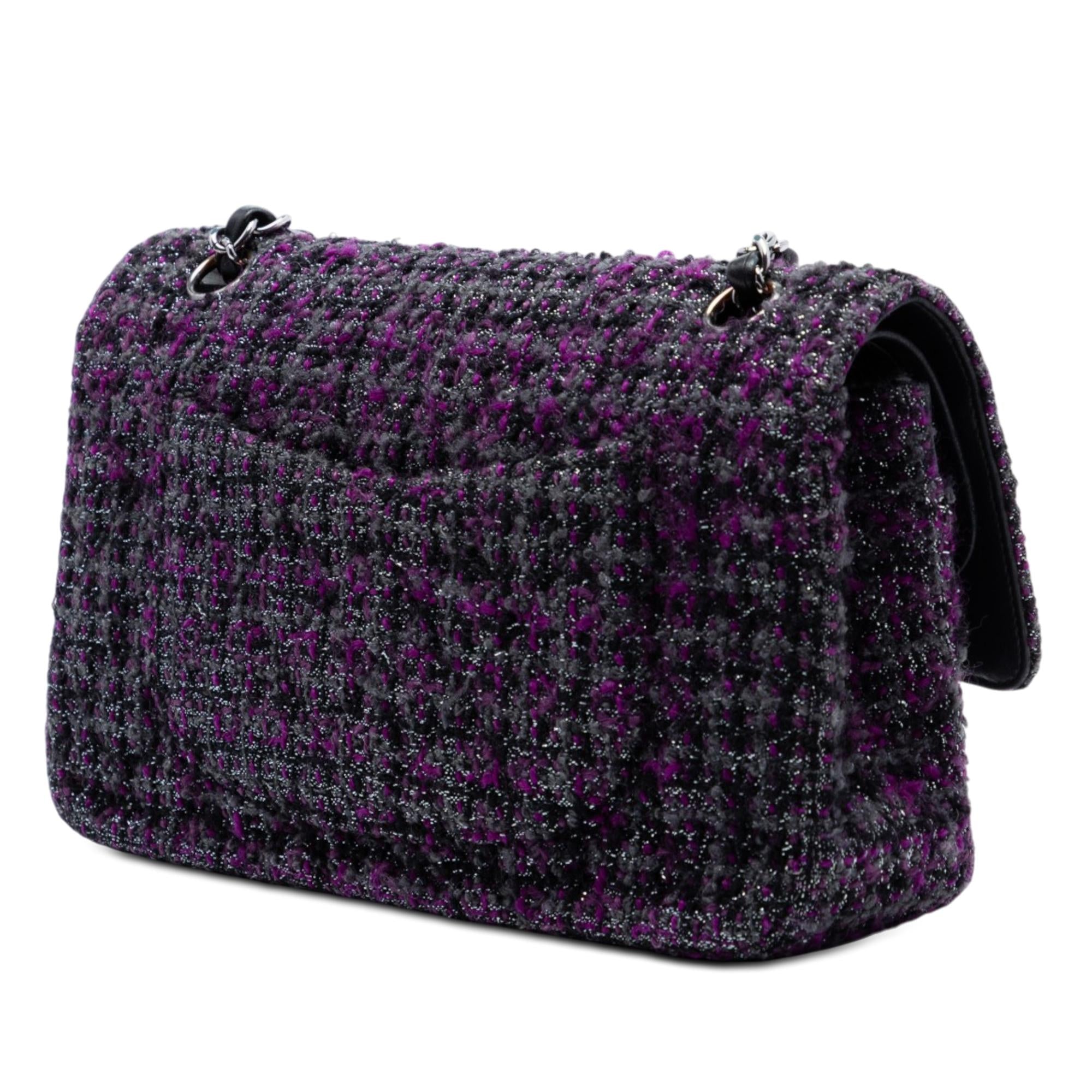 Chanel Medium Classic Tweed Double Flap