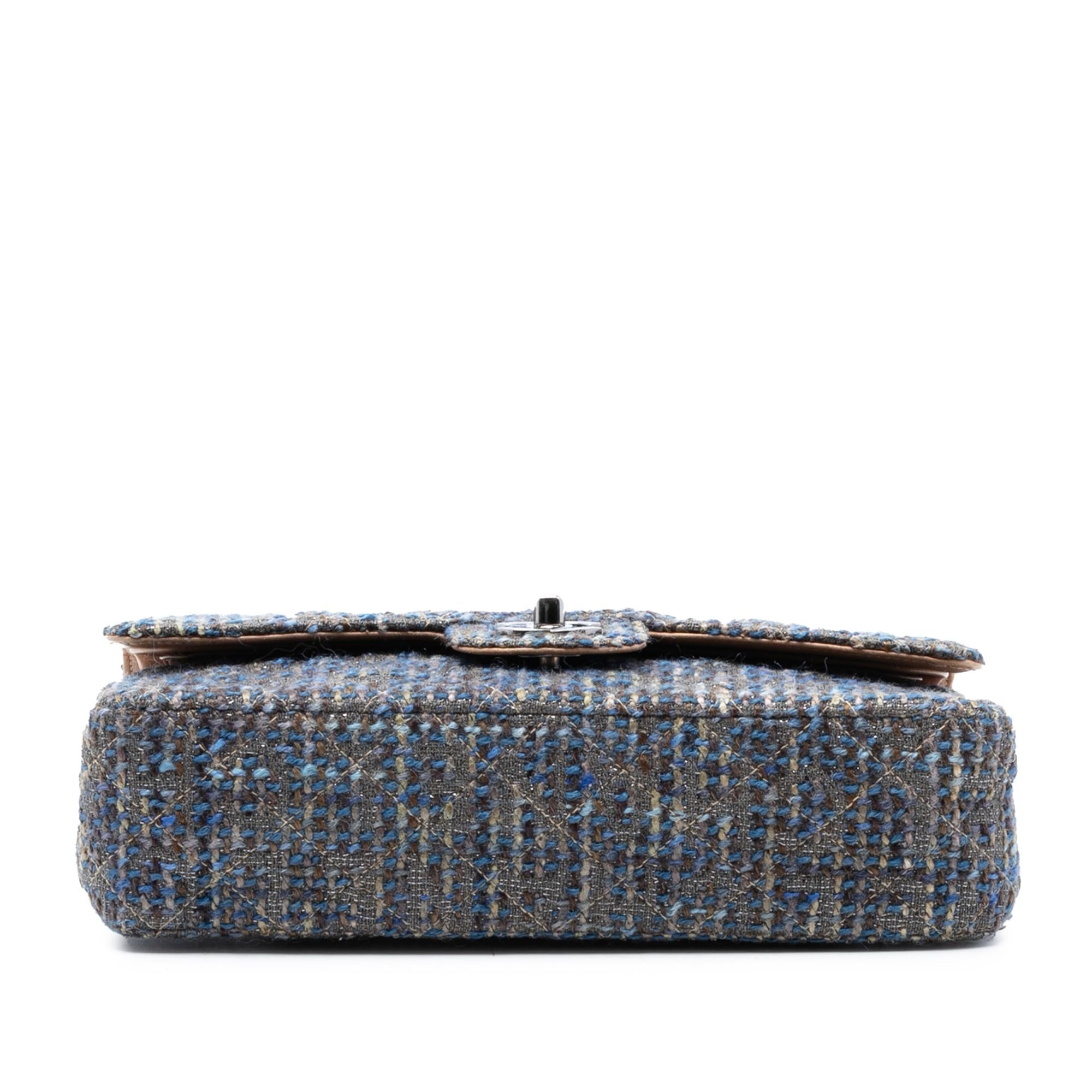 Chanel Medium Classic Tweed Double Flap