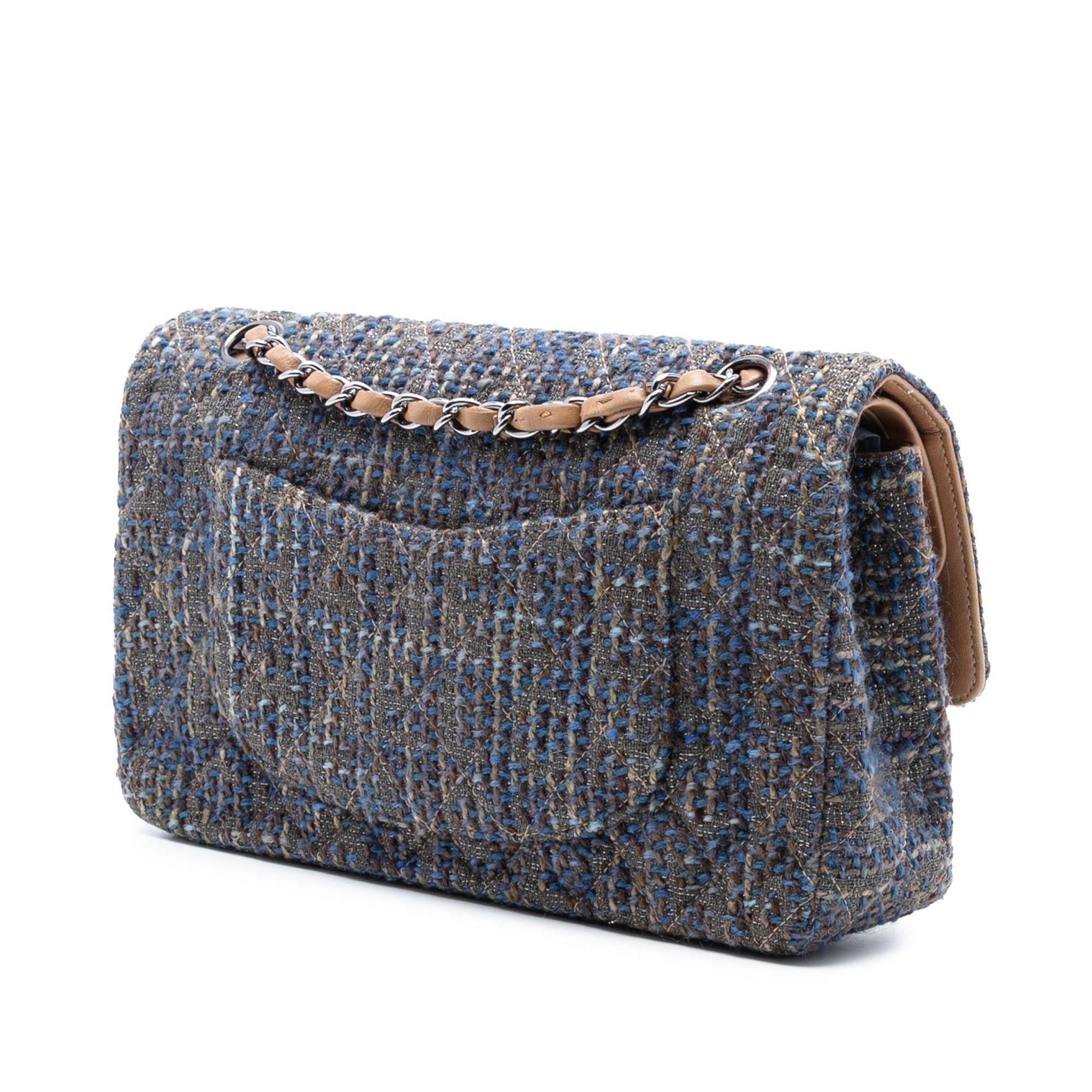 Chanel Medium Classic Tweed Double Flap