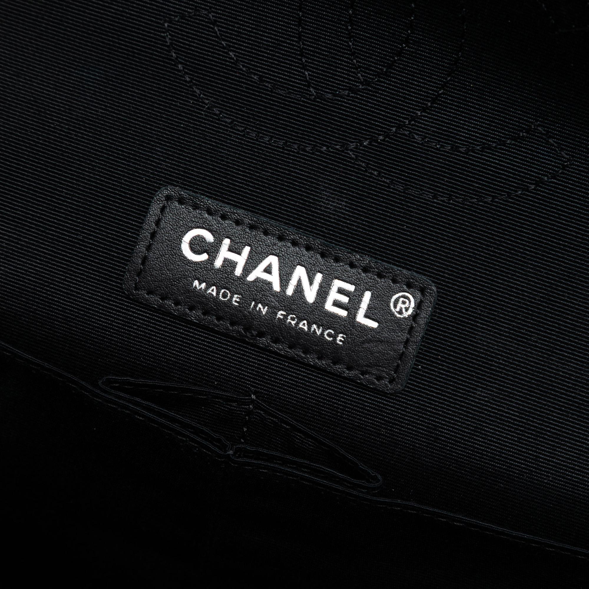 Chanel Medium Classic Tweed Sequins Double Flap