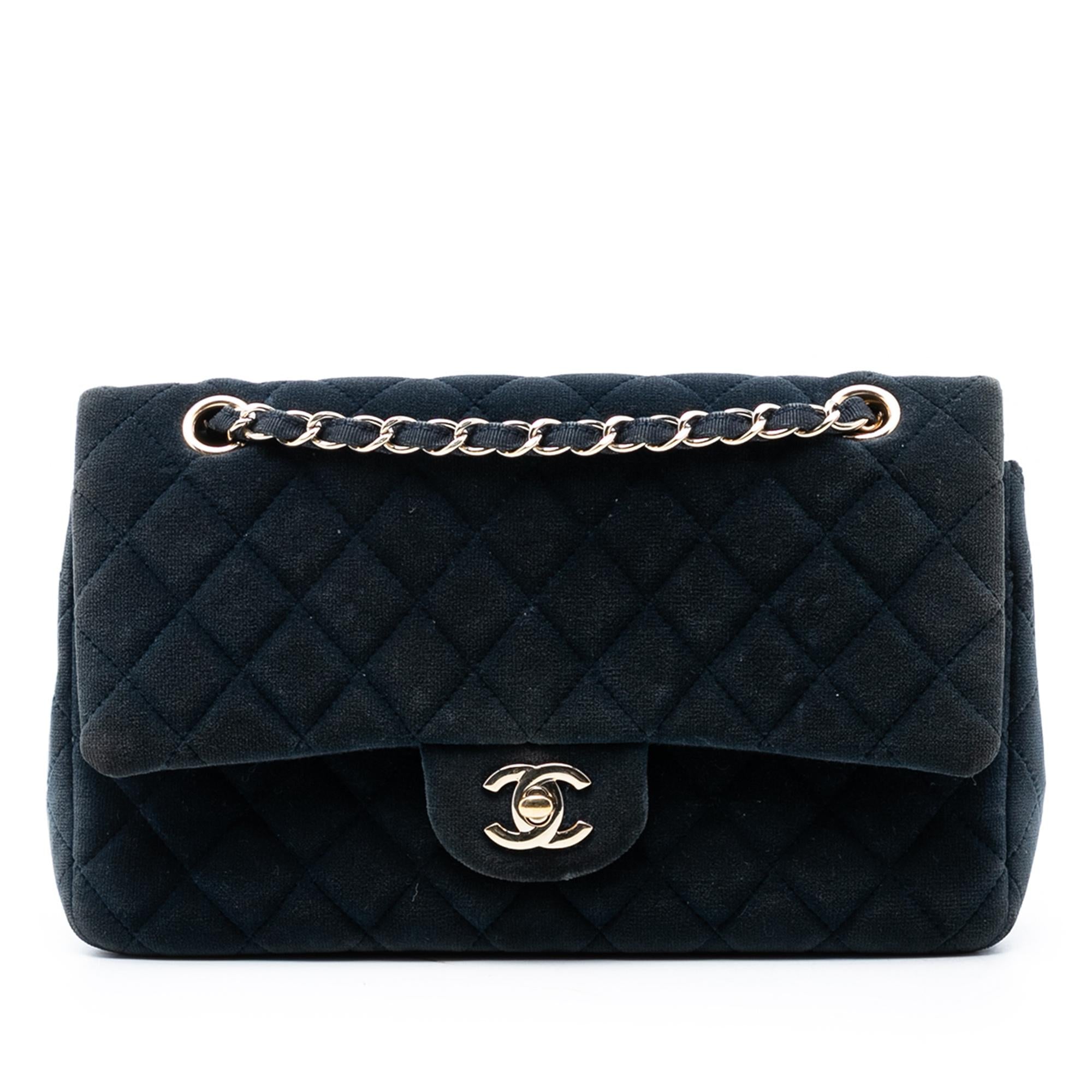 Chanel Medium Classic Velvet Double Flap