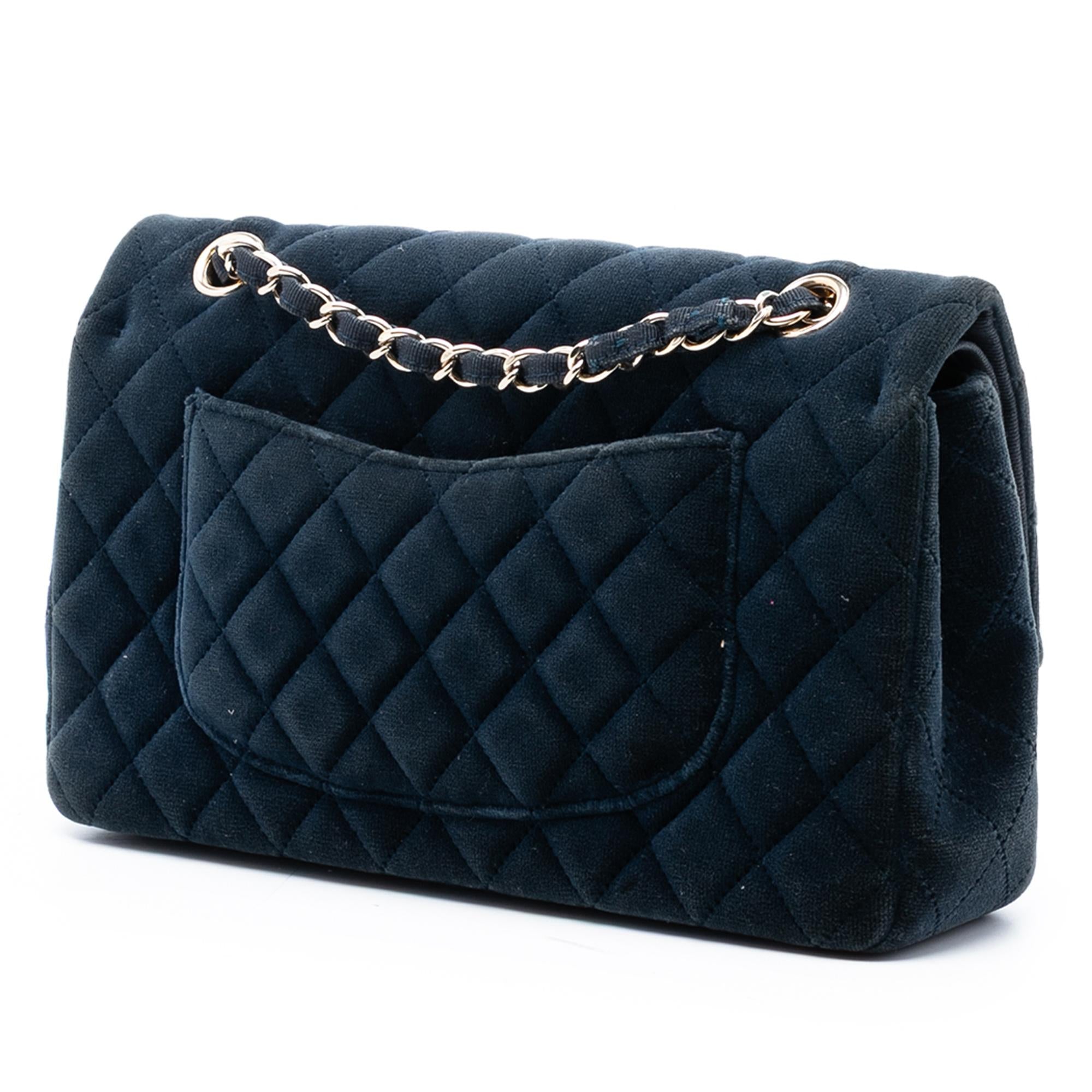 Chanel Medium Classic Velvet Double Flap