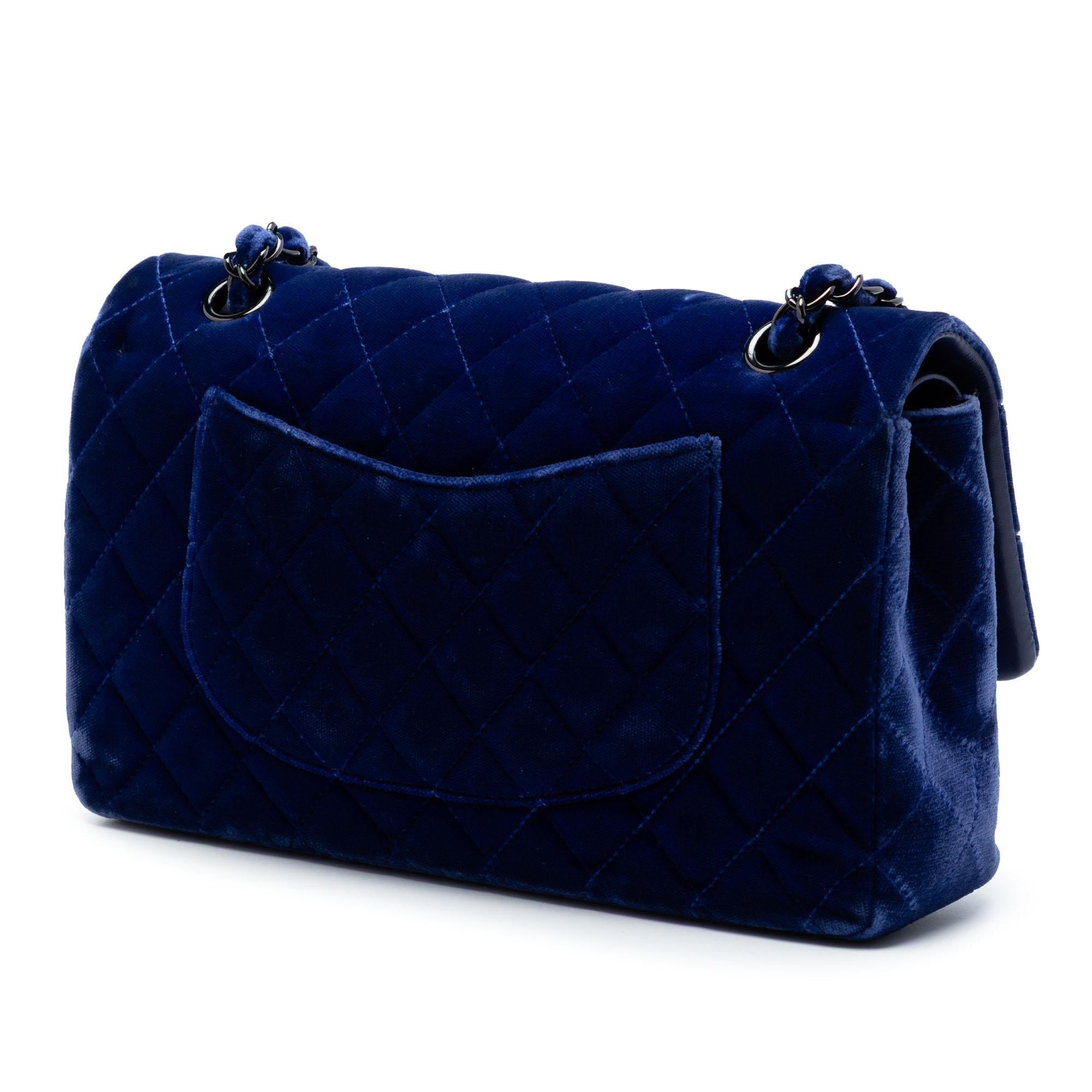 Chanel Medium Classic Velvet Double Flap