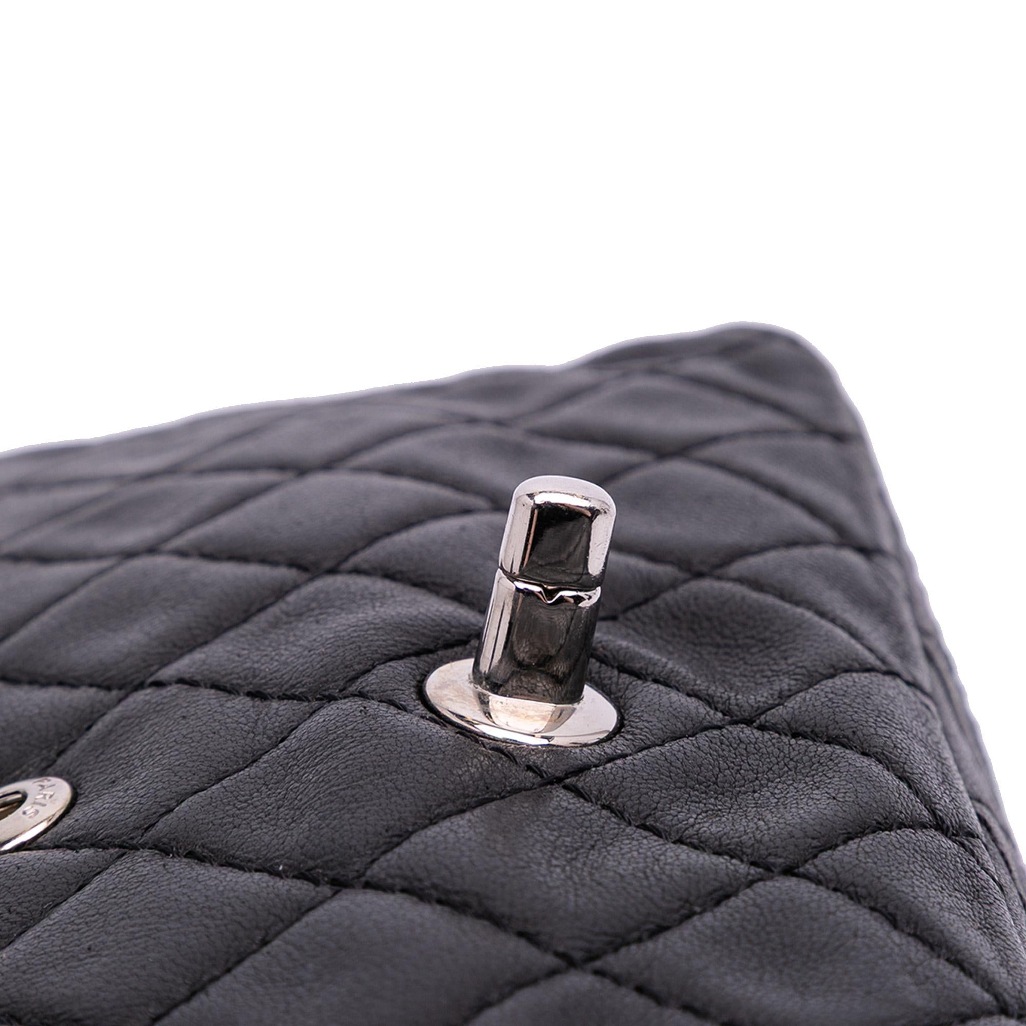 Chanel Medium Classic Washed Lambskin Bijoux Chain Double Flap