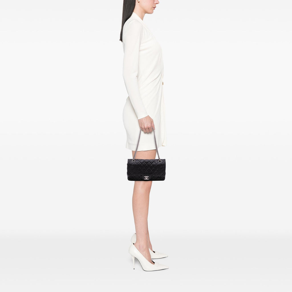 Chanel Medium Classic Washed Lambskin Bijoux Chain Double Flap