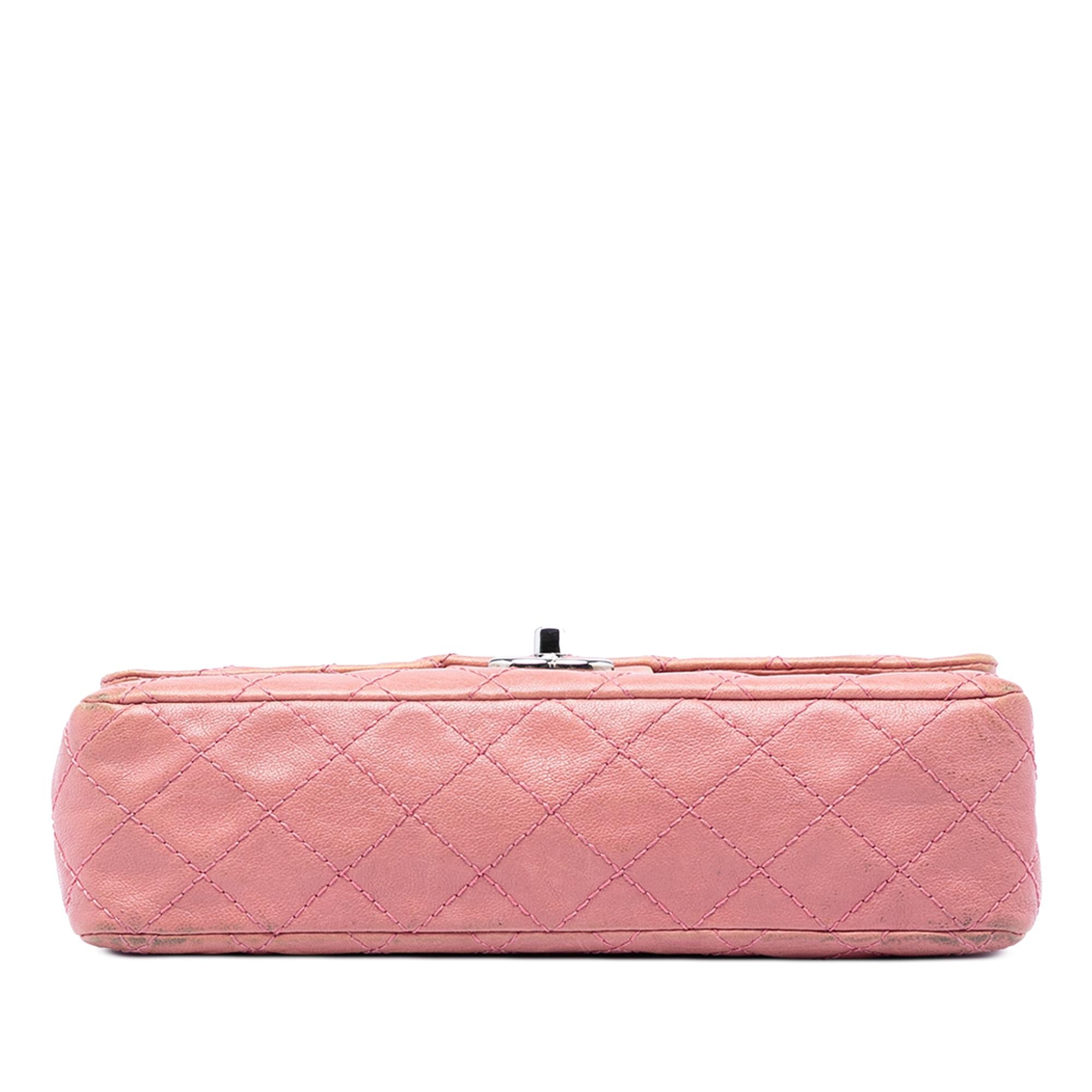Chanel Medium Classic Washed Lambskin Bijoux Chain Double Flap