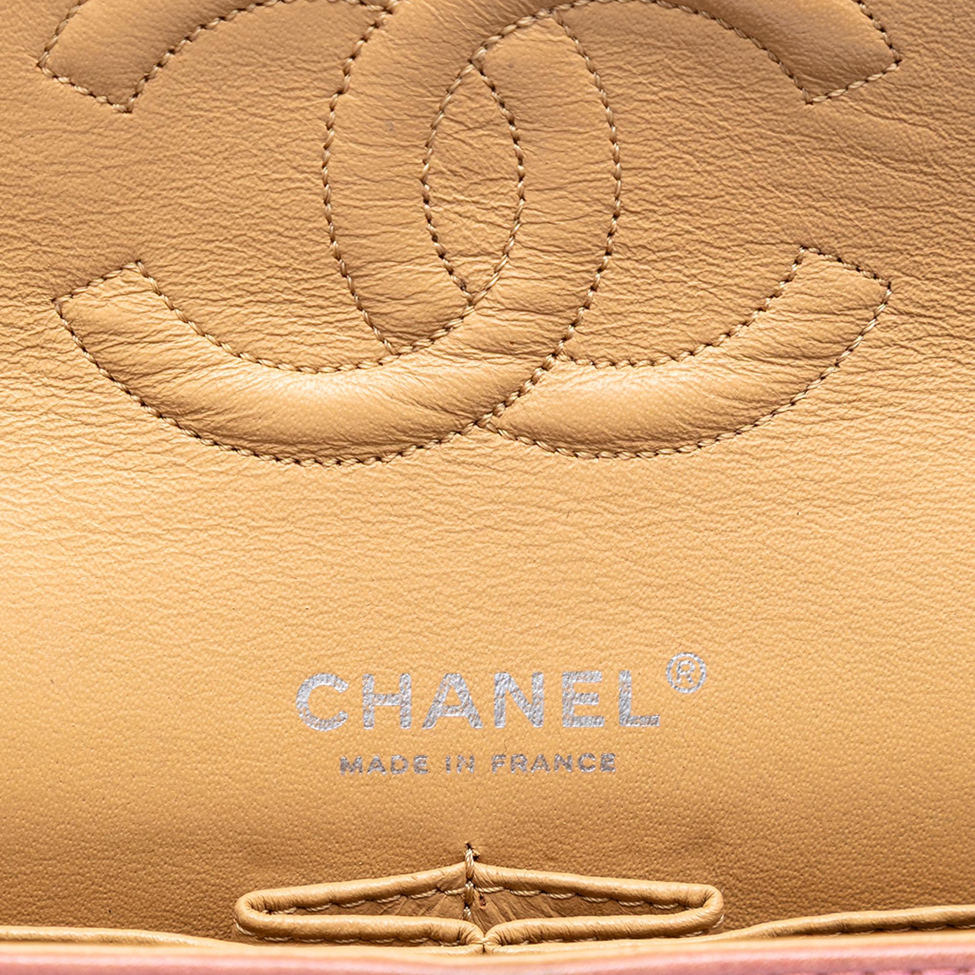 Chanel Medium Classic Washed Lambskin Bijoux Chain Double Flap