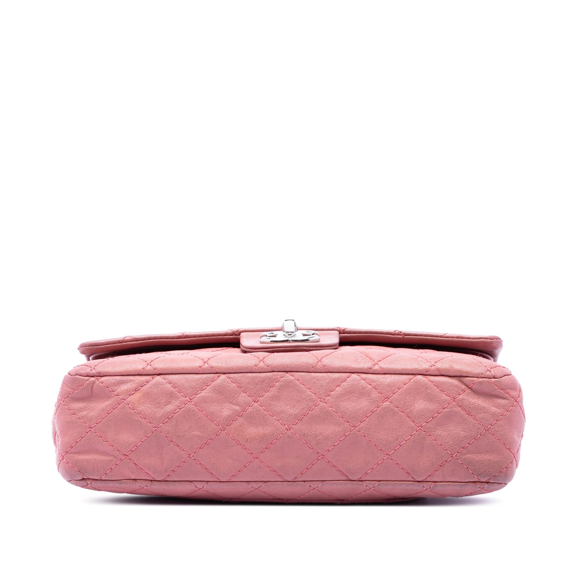 Chanel Medium Classic Washed Lambskin Bijoux Chain Double Flap