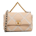 Chanel Medium Crochet Calfskin 19 Flap