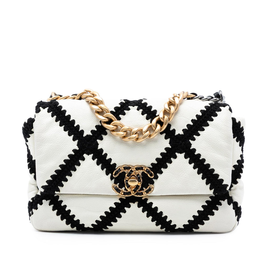 Chanel Medium Crochet Calfskin 19 Flap
