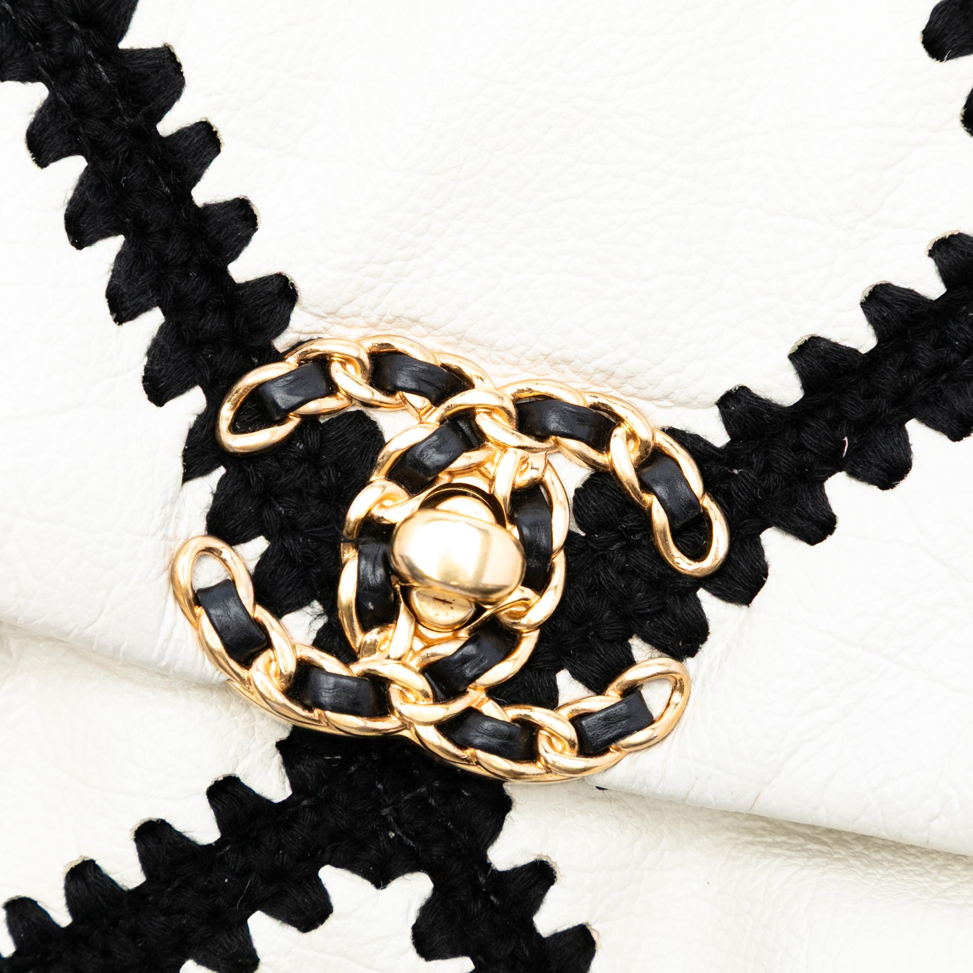 Chanel Medium Crochet Calfskin 19 Flap