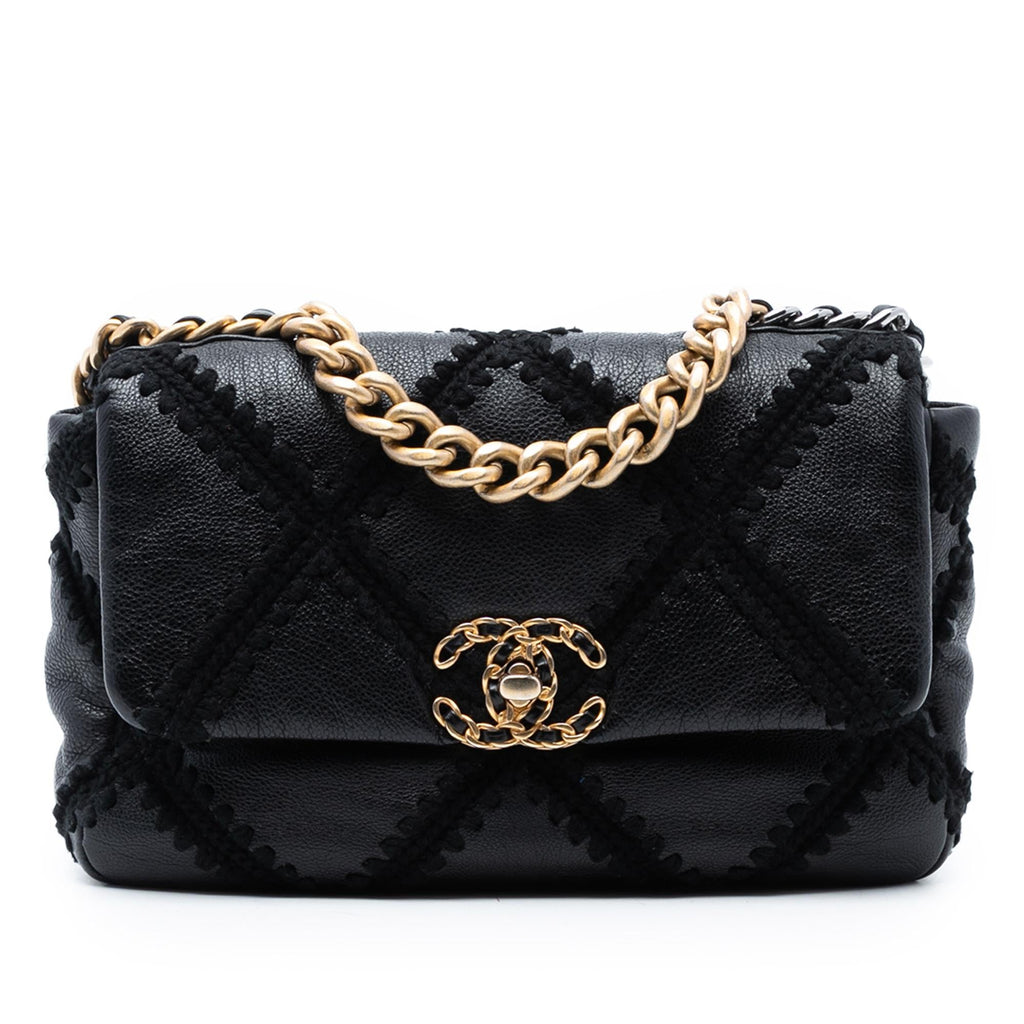 Chanel Medium Crochet Calfskin 19 Flap