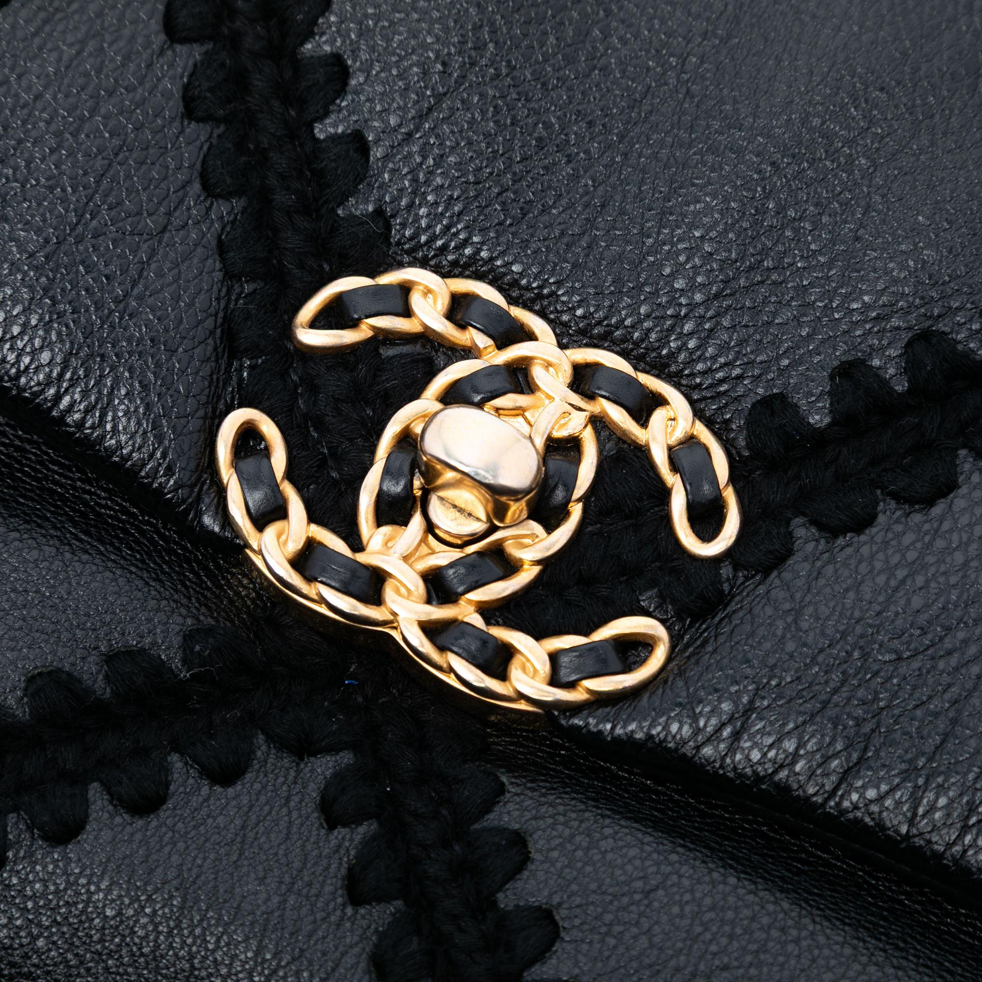 Chanel Medium Crochet Calfskin 19 Flap