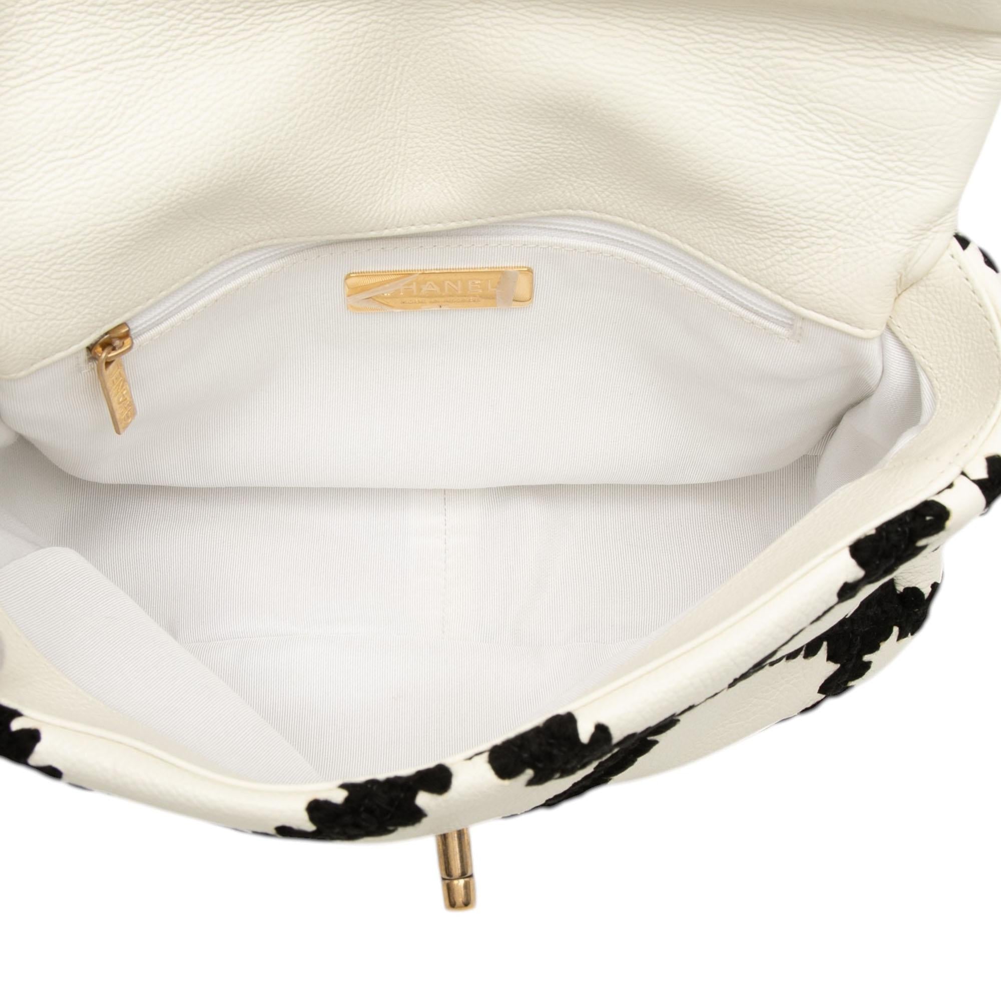 Chanel Medium Crochet Calfskin 19 Flap