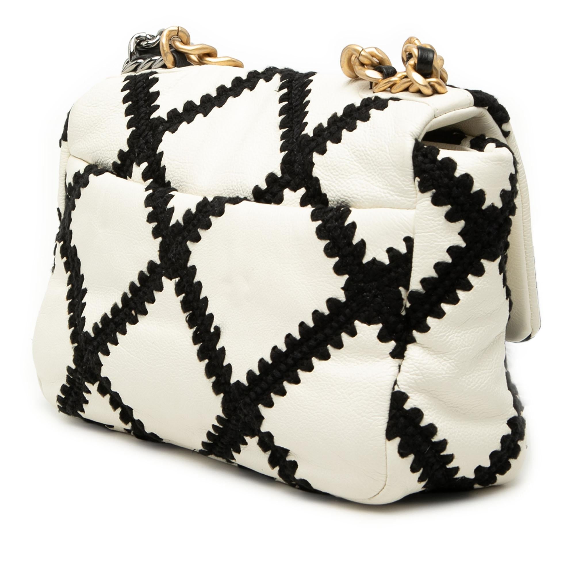 Chanel Medium Crochet Calfskin 19 Flap
