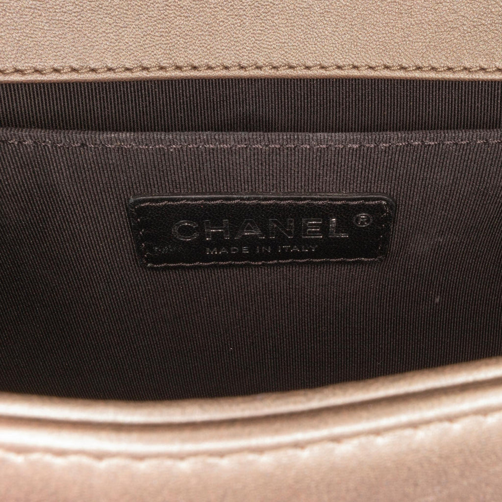 Chanel Medium Crystal Embellished Goatskin Boy