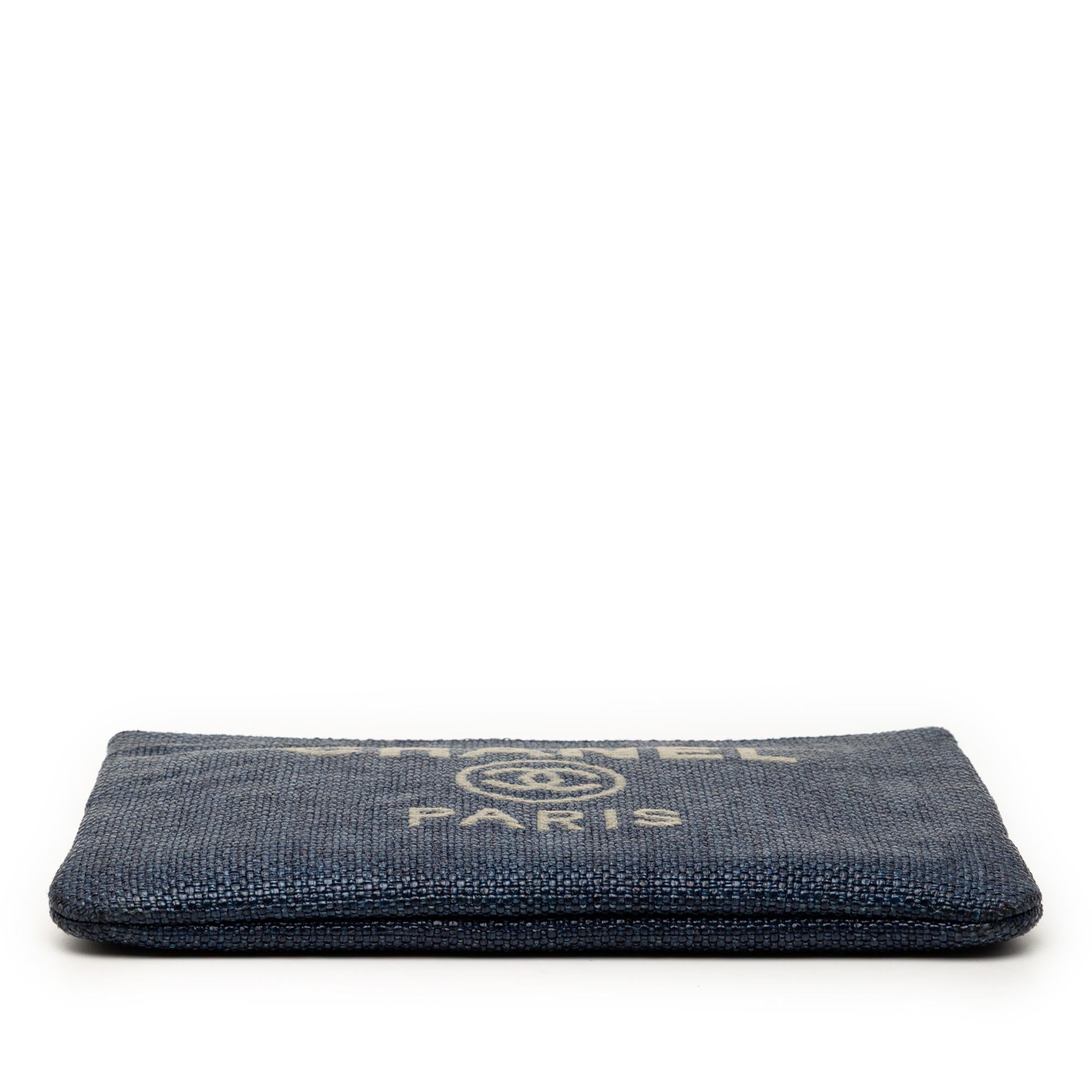 Chanel Medium Denim Deauville O Case Clutch