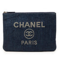 Chanel Medium Denim Deauville O Case Clutch