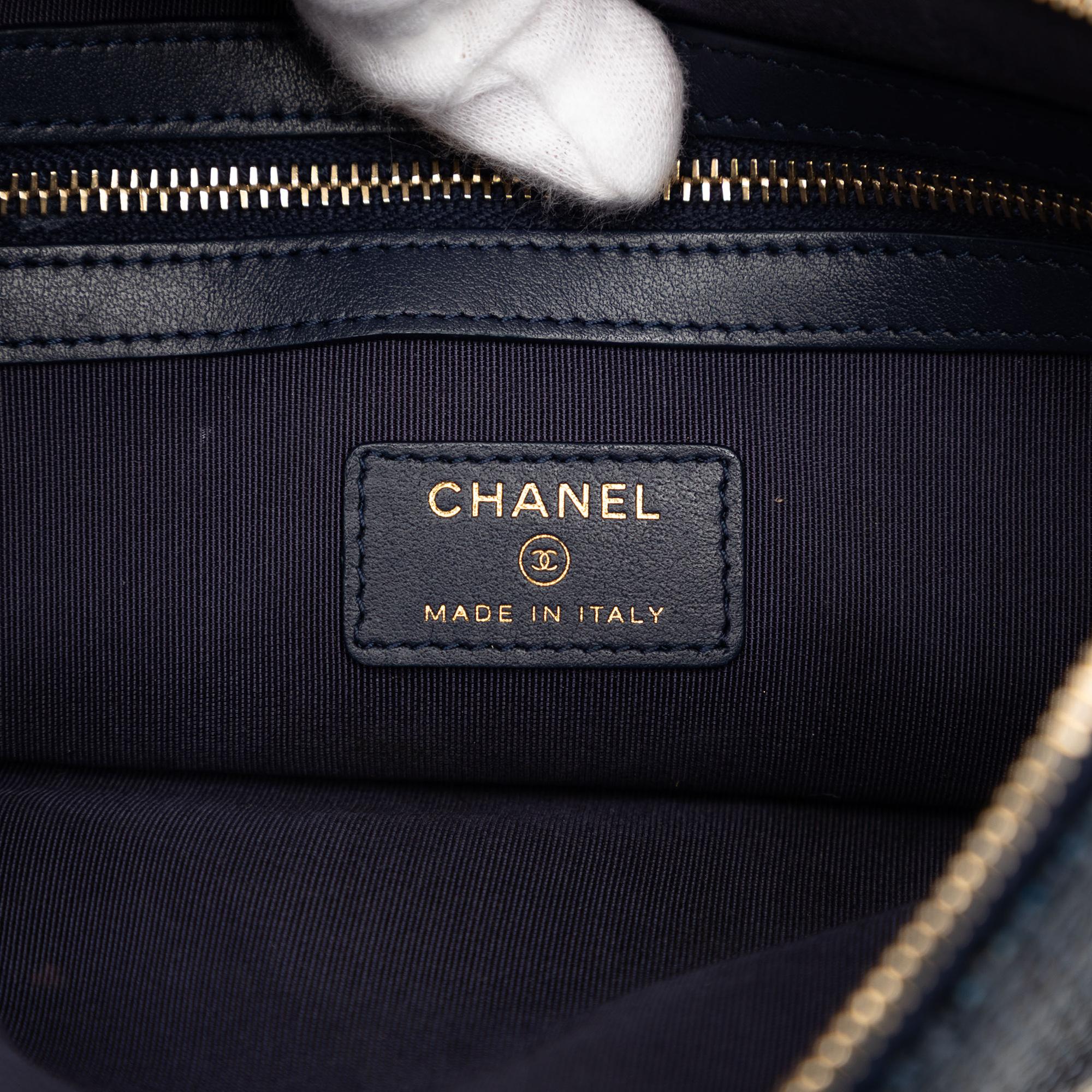 Chanel Medium Denim Deauville O Case Clutch