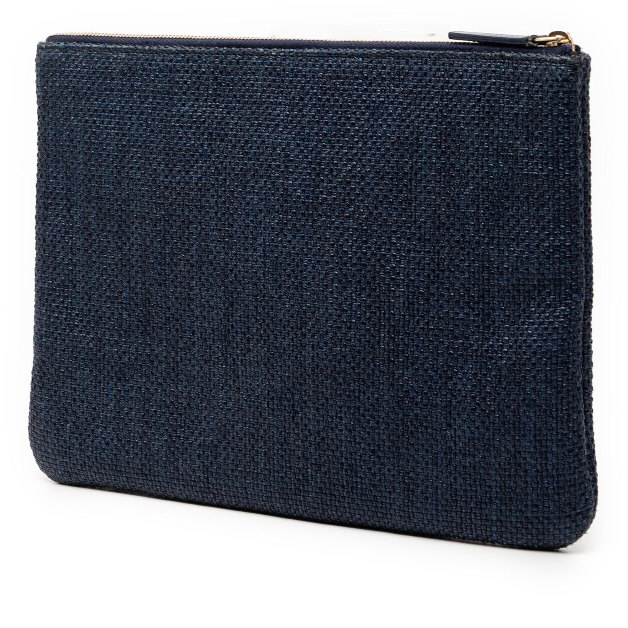 Chanel Medium Denim Deauville O Case Clutch