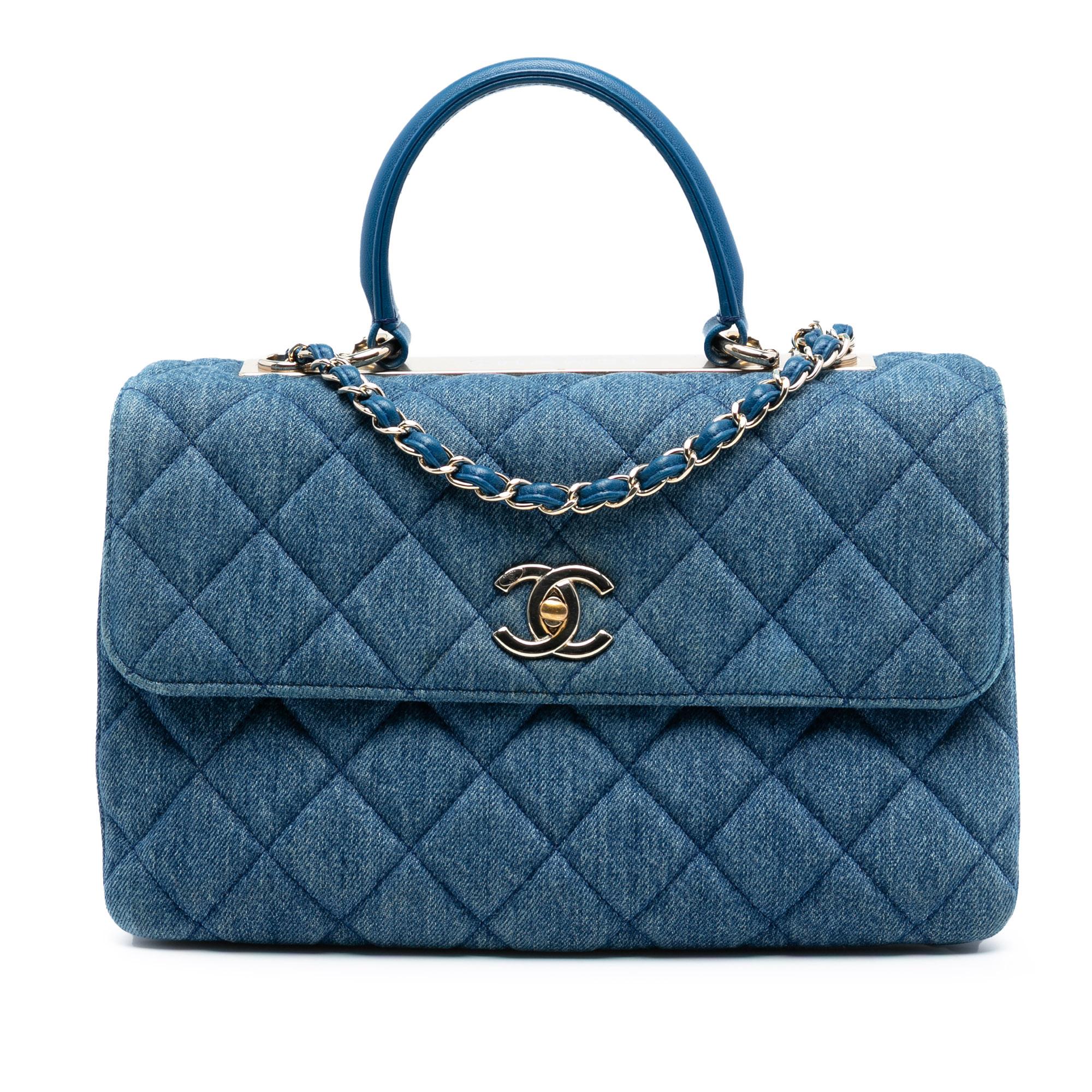 Chanel Medium Denim Trendy CC Top Handle Bag