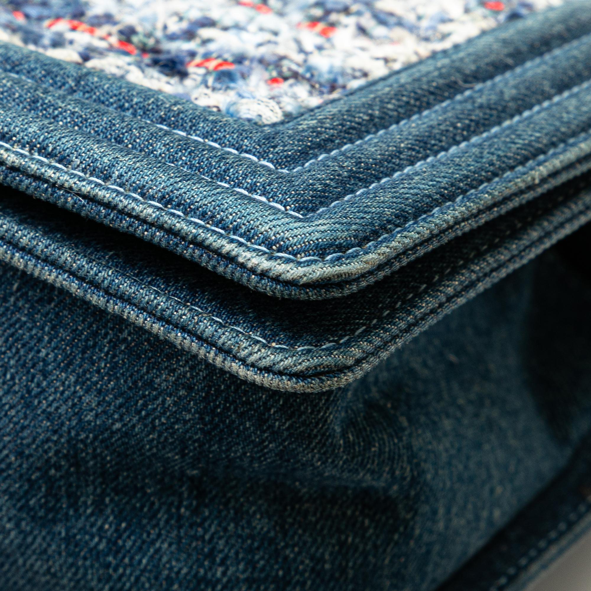 Chanel Medium Denim and Tweed Boy Bag