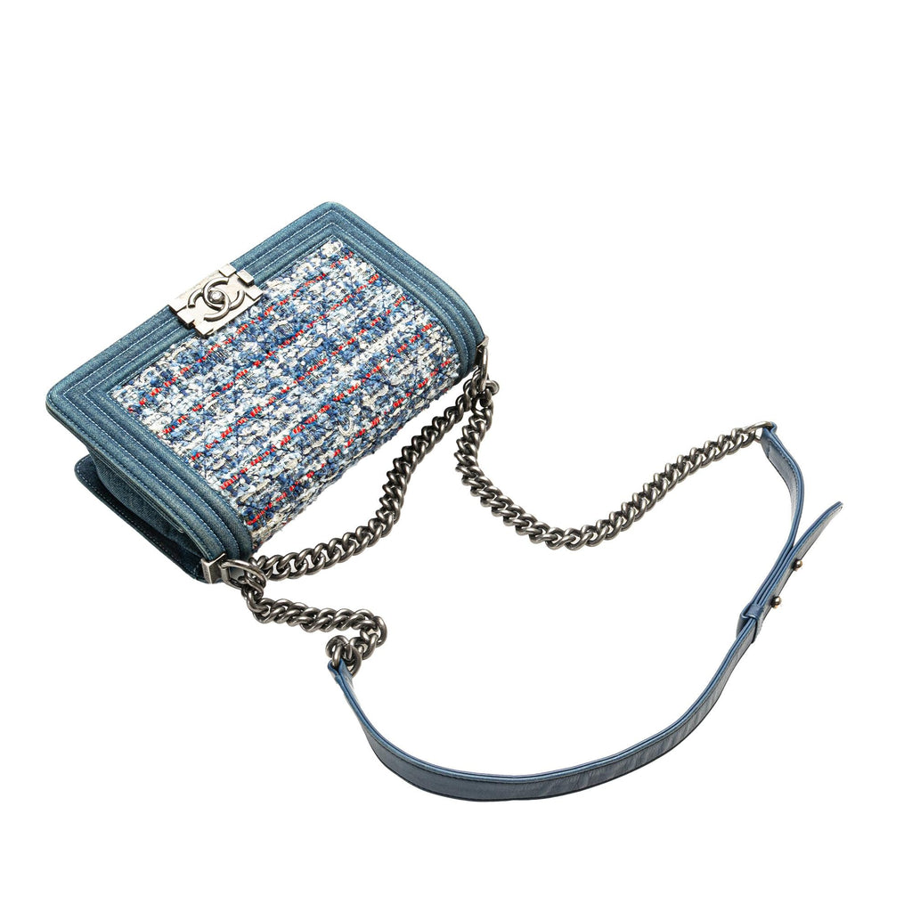 Chanel Medium Denim and Tweed Boy Bag