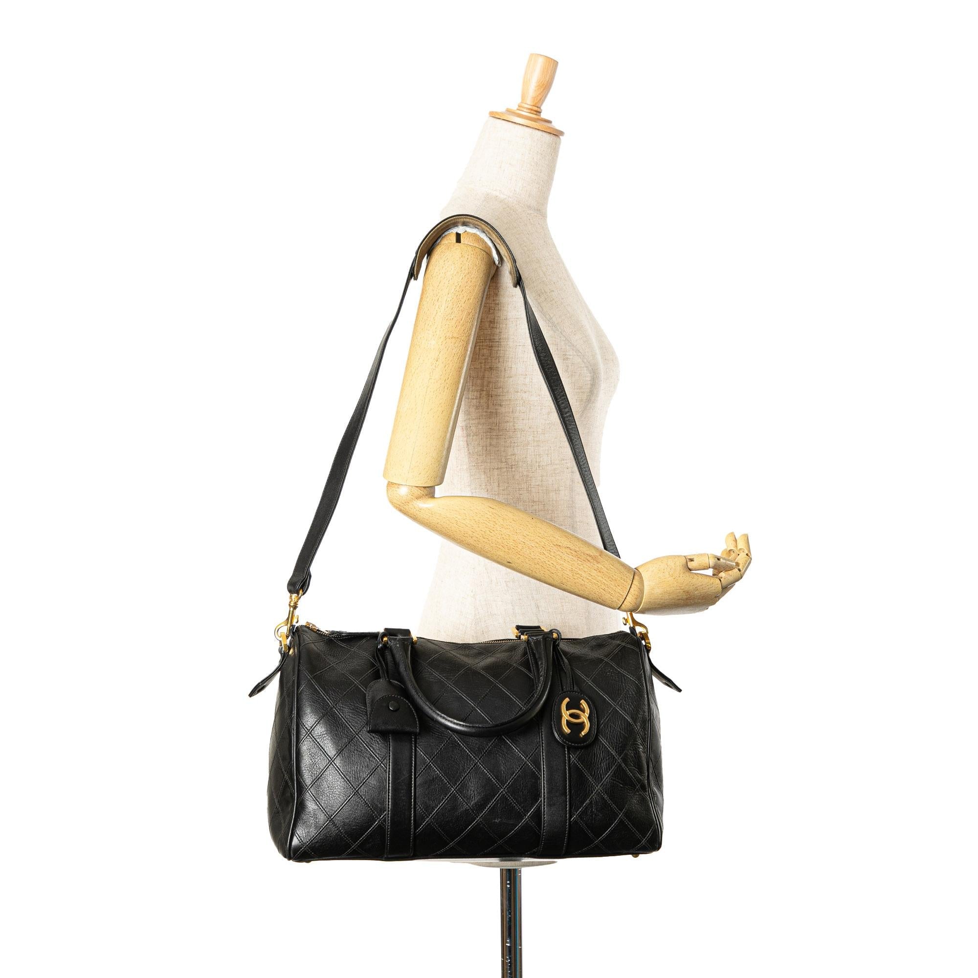 Chanel Medium Diamond Stitch Lambskin Satchel