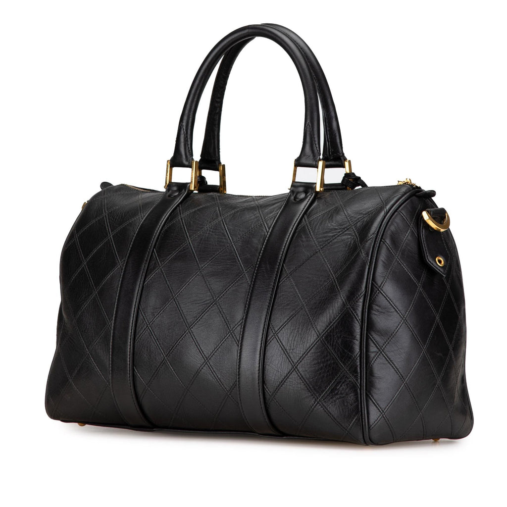 Chanel Medium Diamond Stitch Lambskin Satchel