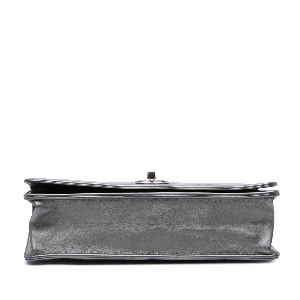 Chanel Medium Embossed Calfskin Propeller Flap