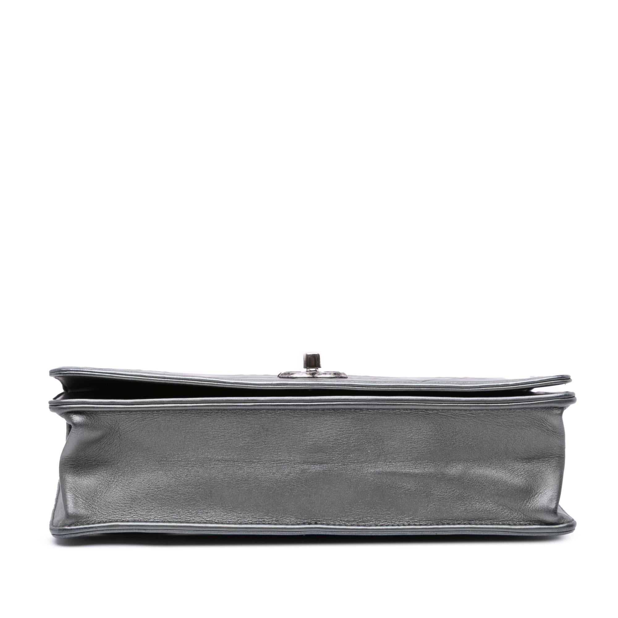 Chanel Medium Embossed Calfskin Propeller Flap