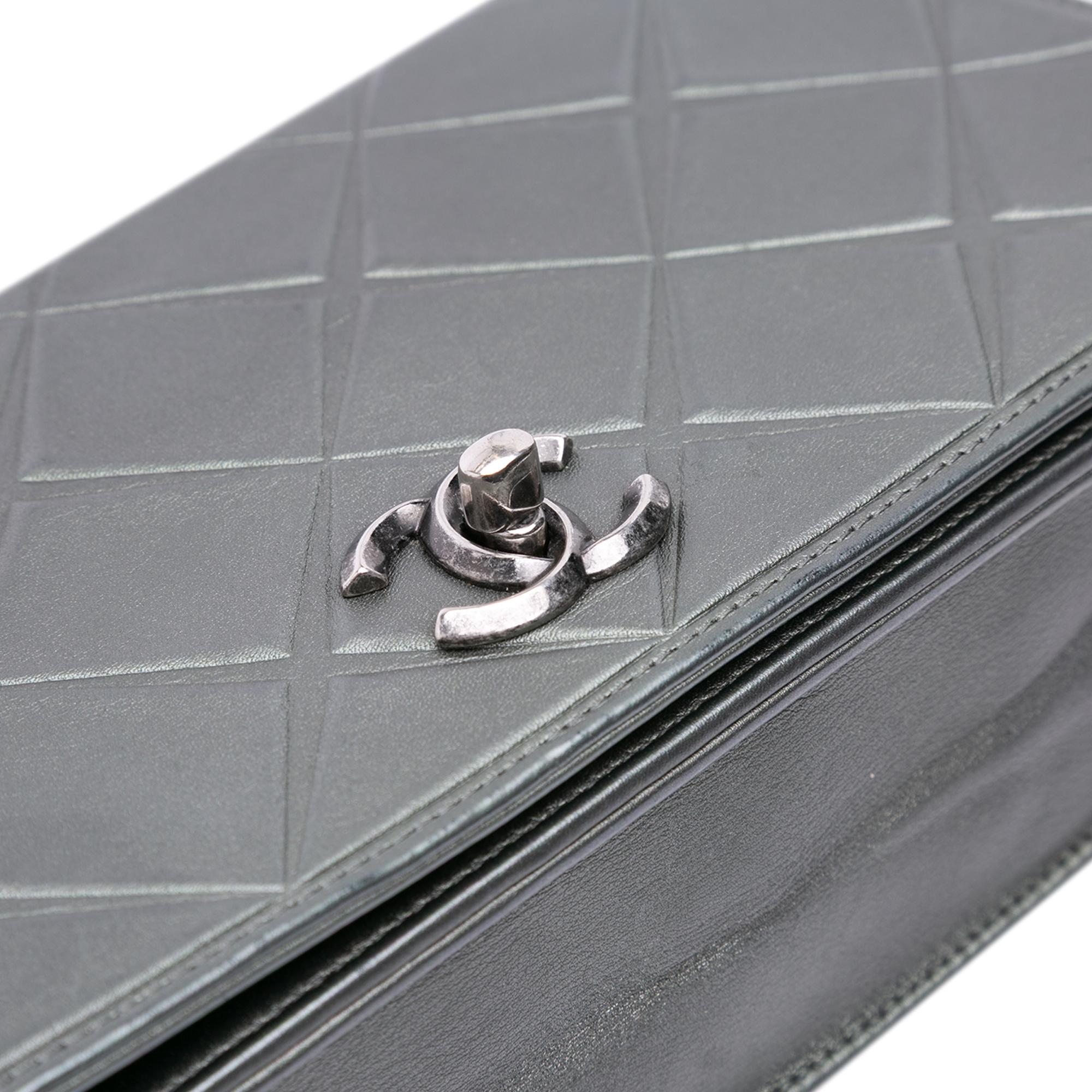 Chanel Medium Embossed Calfskin Propeller Flap