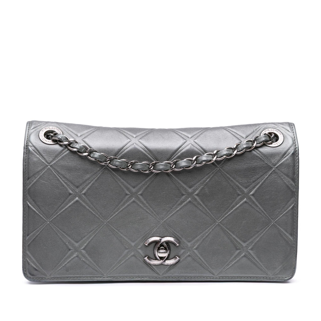 Chanel Medium Embossed Calfskin Propeller Flap