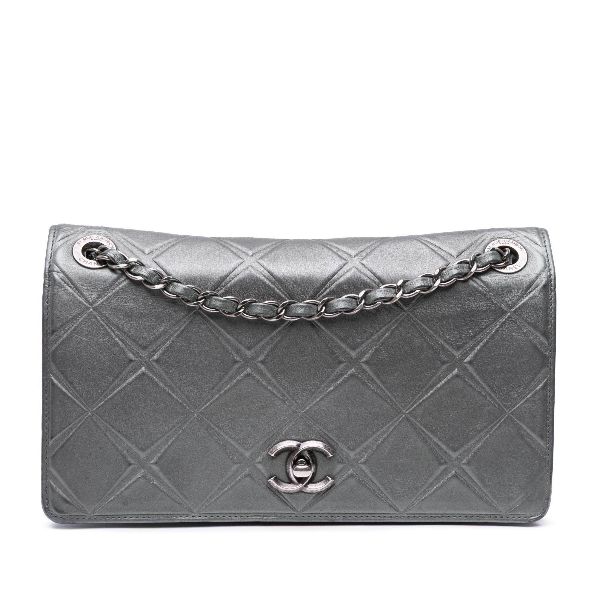 Chanel Medium Embossed Calfskin Propeller Flap