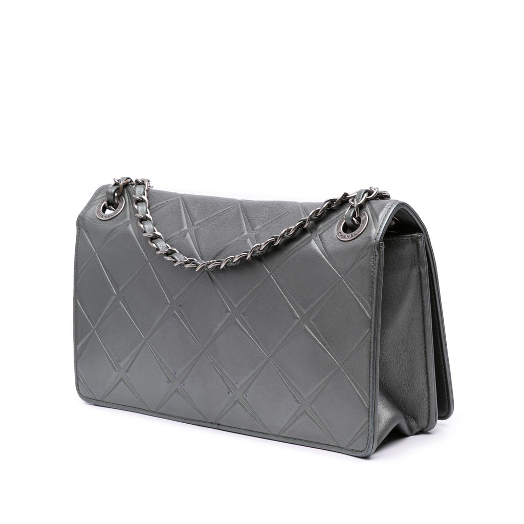 Chanel Medium Embossed Calfskin Propeller Flap