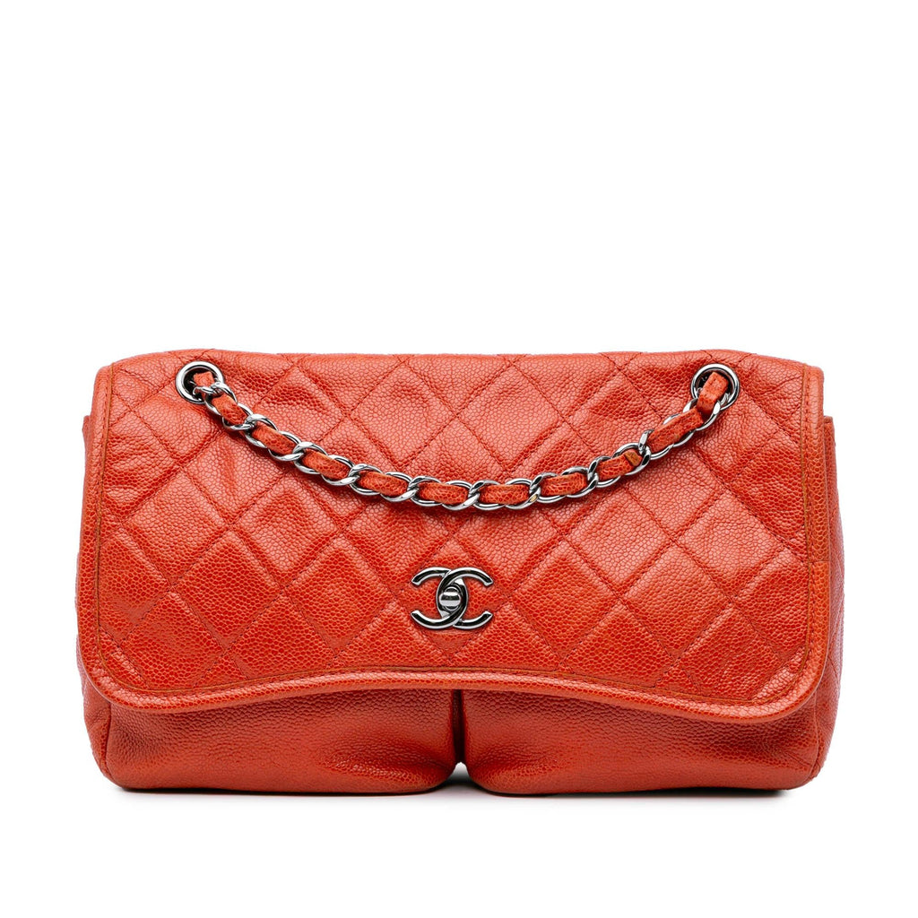 Chanel Medium Grained Calfskin Natural Beauty Flap