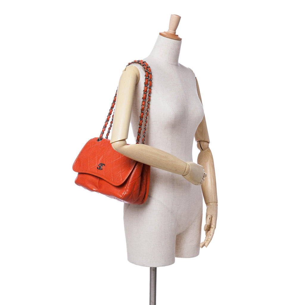 Chanel Medium Grained Calfskin Natural Beauty Flap