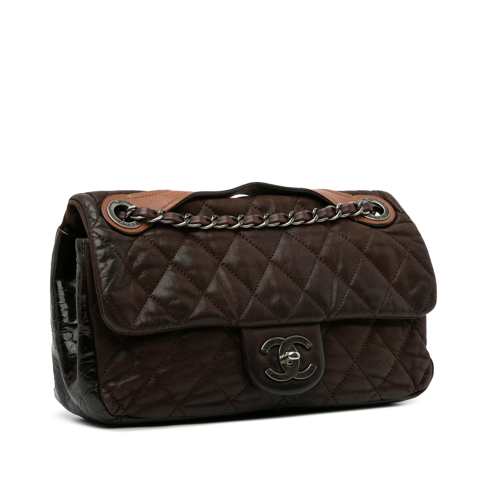 Chanel Medium Iridescent Calfskin In The Mix Flap (SHG-6KToLL)