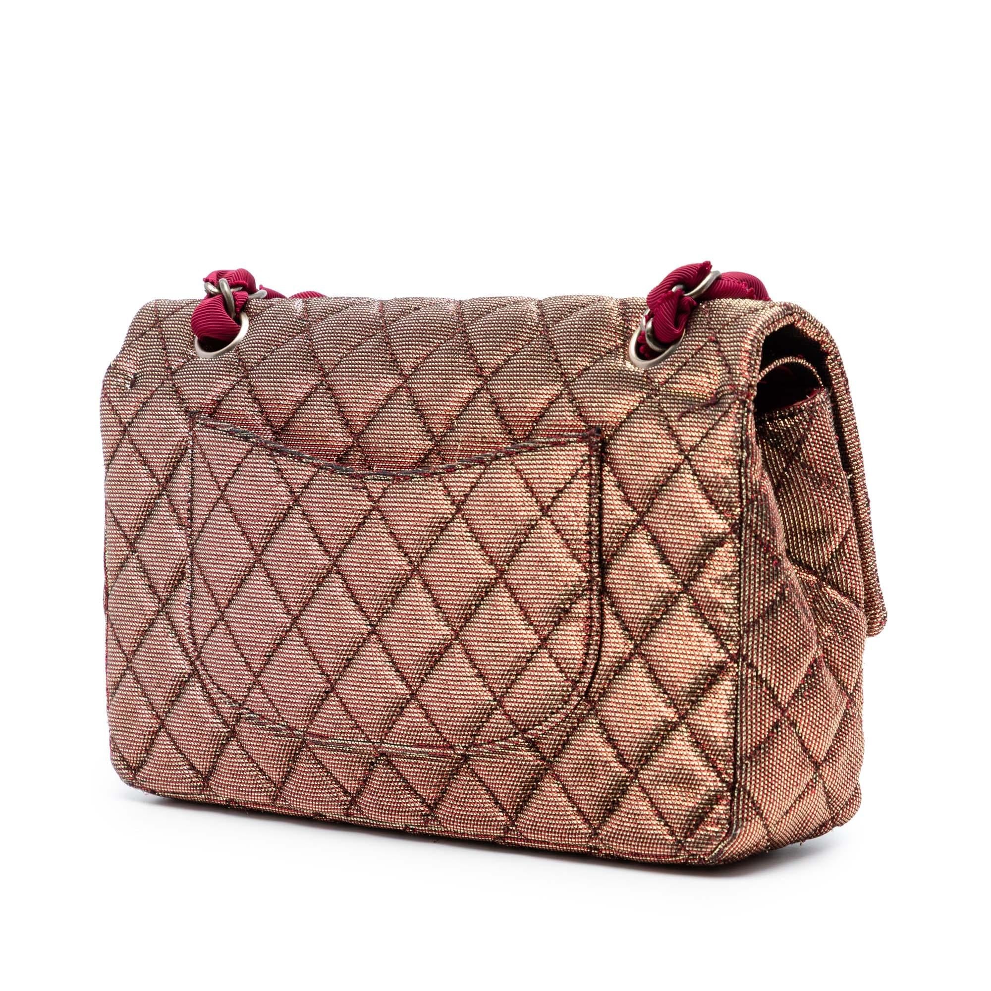 Chanel Medium Iridescent Tweed Classic Double Flap