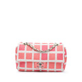 Chanel Medium Jersey Grid Single Flap