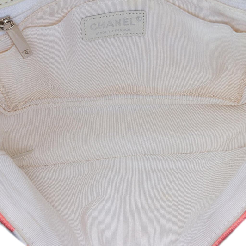 Chanel Medium Jersey Grid Single Flap