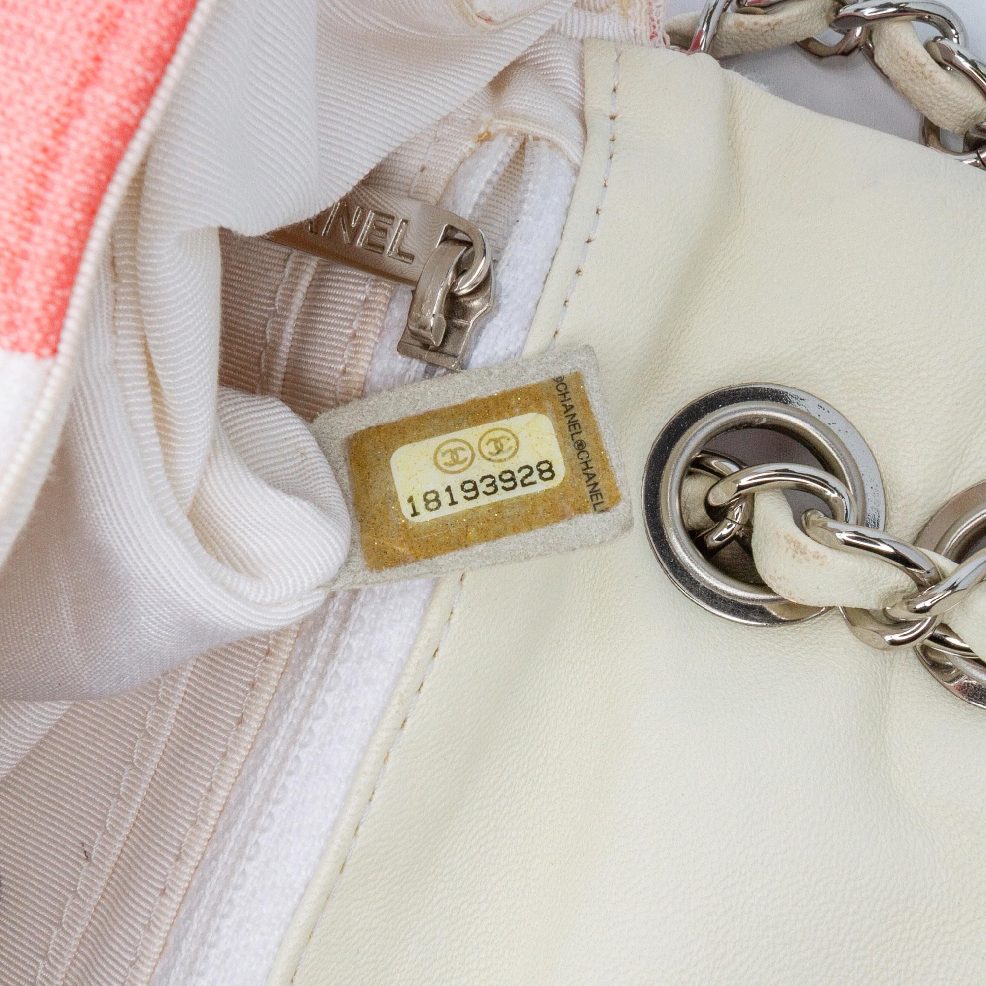 Chanel Medium Jersey Grid Single Flap