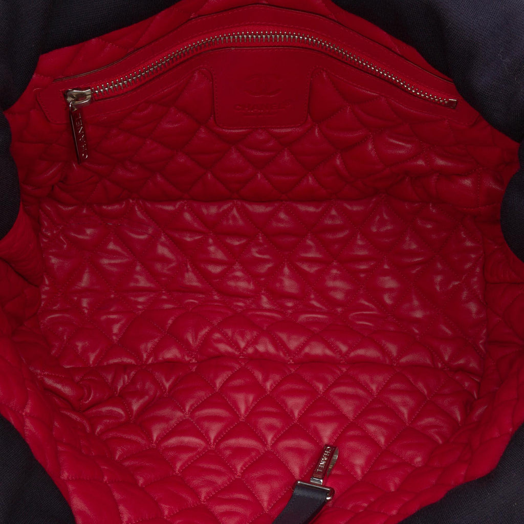 Chanel Medium Jersey Lambskin Reversible Coco Cocoon Tote