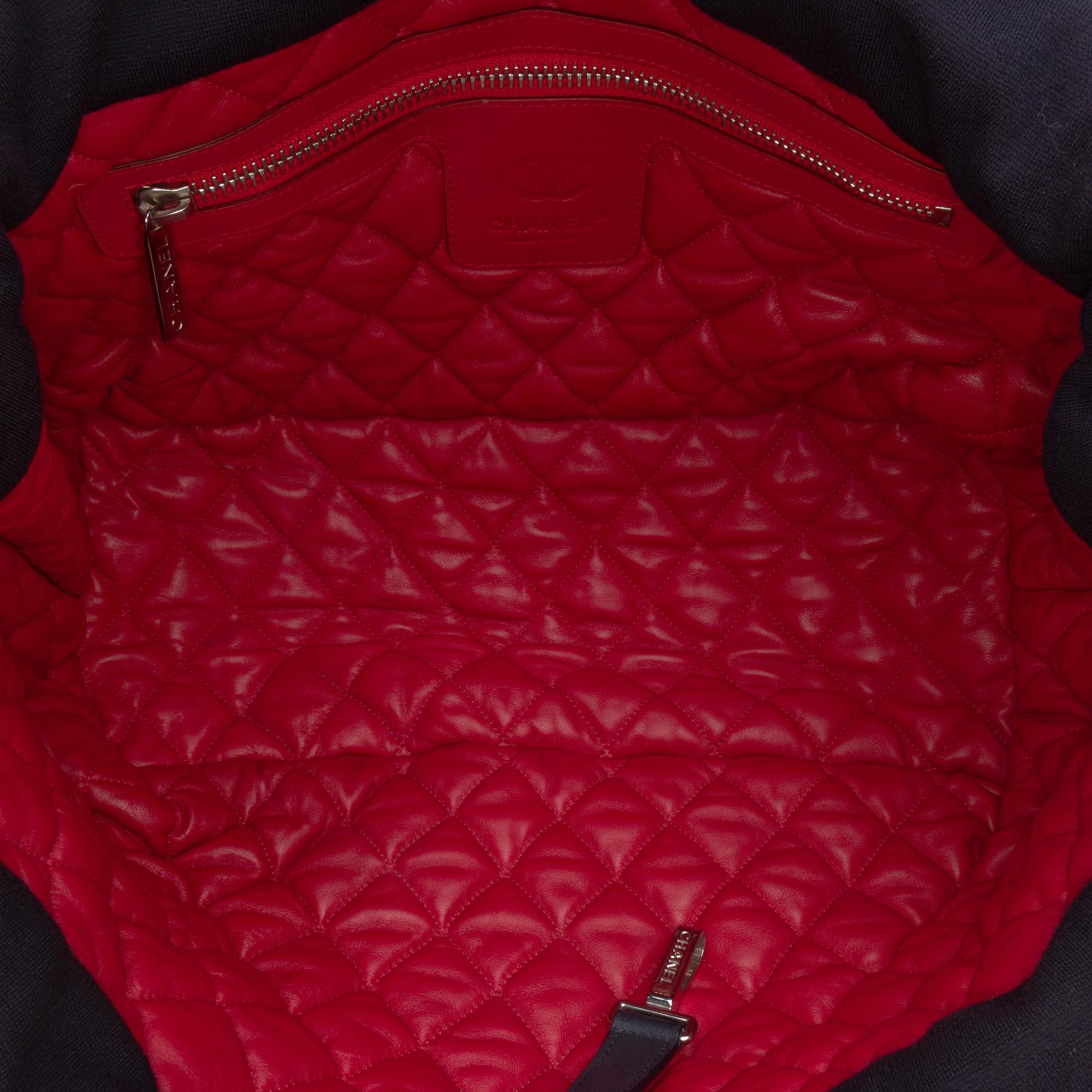 Chanel Medium Jersey Lambskin Reversible Coco Cocoon Tote
