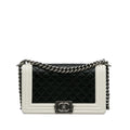Chanel Medium Lambskin Boy Bicolor Flap Bag (SHG-MjfI80)