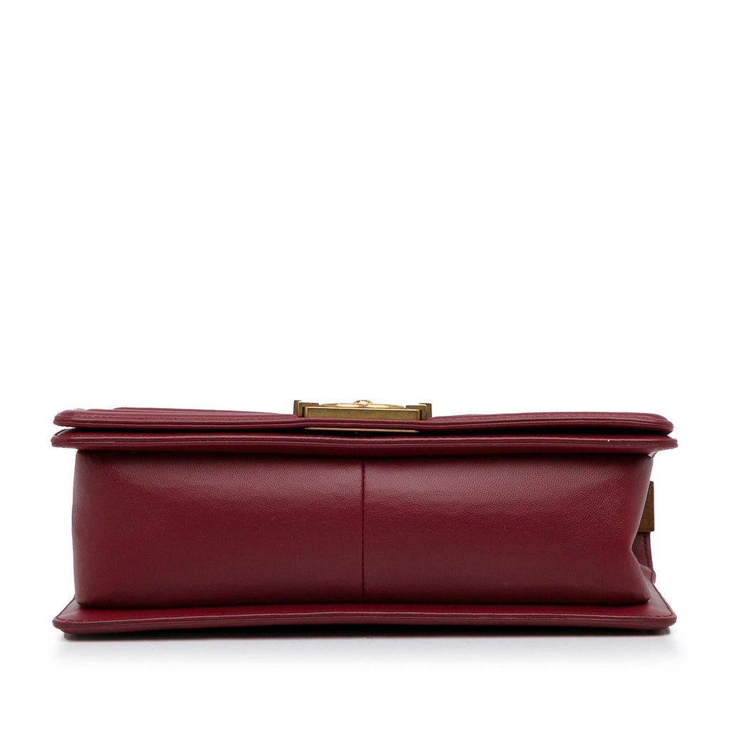 Chanel Medium Lambskin Boy Flap Bag (SHG-FIM8qt)