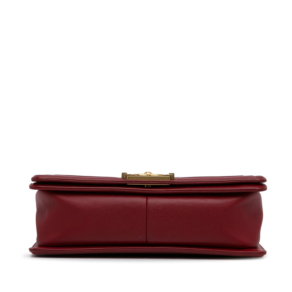 Chanel Medium Lambskin Boy Flap Bag (SHG-OR86HO)