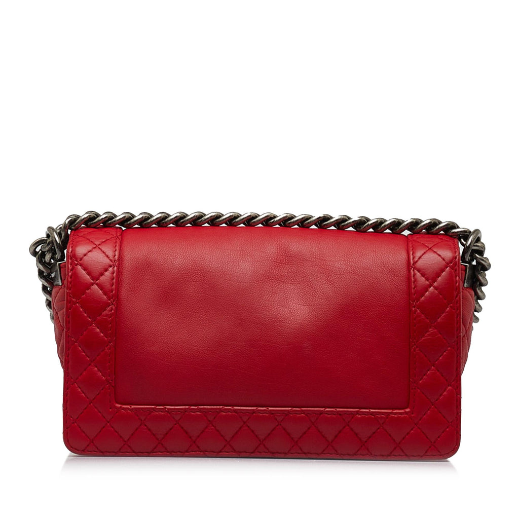 Chanel Medium Lambskin Boy Reverso Flap (SHG-9H5l0X)