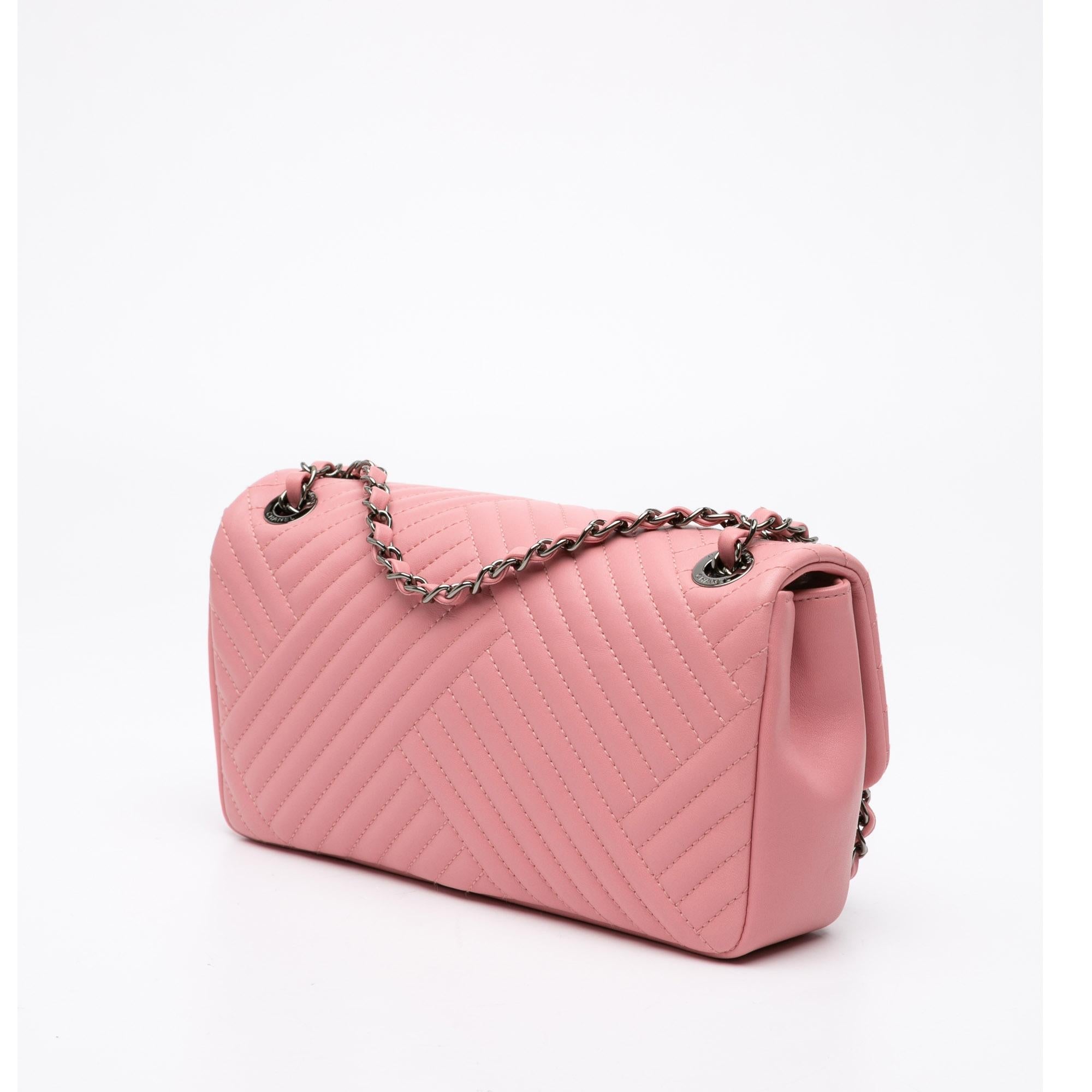 Chanel Medium Lambskin CC Crossing Flap